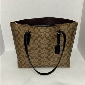 Coach Mollie Tote Bag in Signature Canvas